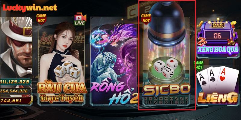 Sicbo Luckywin| Game Bài Phổ Biến, Tỷ Lệ Thưởng Đa Dạng Sicbo là trò chơi đổ xúc xắc, dự đoán kết quả
