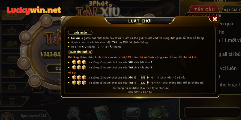 Tài Xỉu 3MIN Luckywin| Game Bài Mới Lạ, Săn Thưởng Cực Đã Tài Xỉu 3MIN Luckywin có lối chơi đơn giản đi kèm nhiều khuyến mãi hấp dẫn