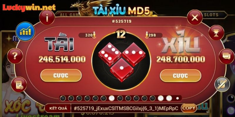 Tài Xỉu MD5 Luckywin| Thắng Đậm Ngay Lần Đầu Chơi, Tham Gia Ngay! Tài Xỉu MD5 Luckywin là trò chơi hấp dẫn đáng khám phá