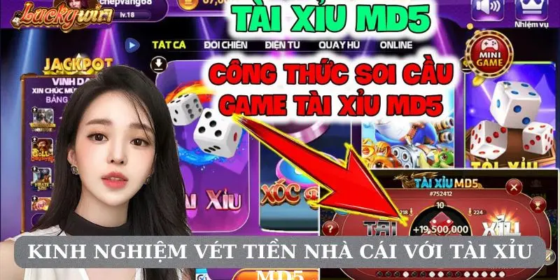 Giải Mã MD5 Tài Xỉu - Trò Chơi Công Bằng Tuyệt Đối Kinh nghiệm vét tiền nhà cái với Tài Xỉu MD5